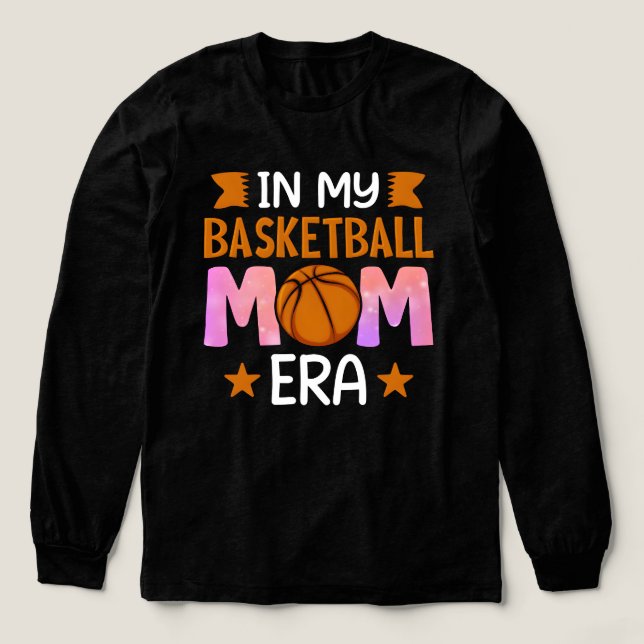 Proud Basketball Mom 2026 Game Day Vibes 2025 Tri-Blend Shirt (Design Front)