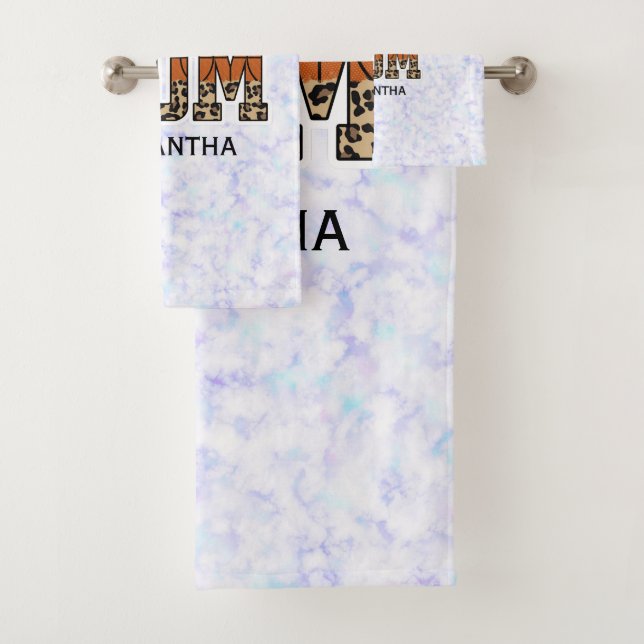 Proud Basketball Mom - Court-Side Champion Bath Towel Set (Insitu)