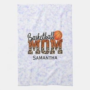 Proud Basketball Mom - Court-Side Champion Kitchen Towel