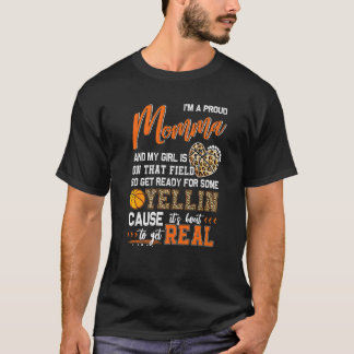 Proud Basketball Momma Basketball Family Matching T-Shirt