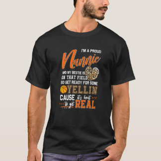 Proud Basketball Nannie Basketball Family Matching T-Shirt