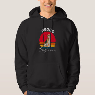 Proud Beagle Dog Mom Hoodie