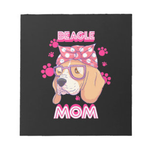 Proud Beagle Dog Mom Notepad