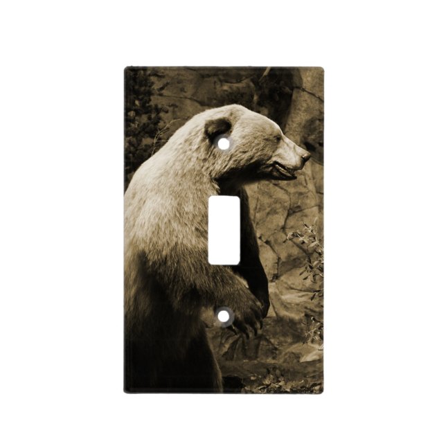Proud Bear Light Switch Cover (Front)