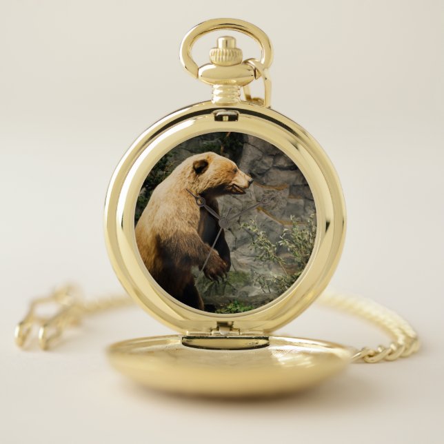 Proud Bear  Pocket Watch (Inside)