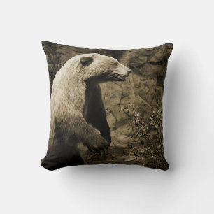 Proud Bear Throw Pillow