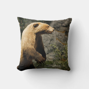 Proud Bear Throw Pillow
