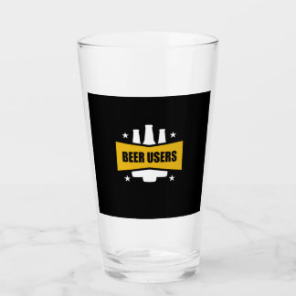 Proud Beer Users Glass