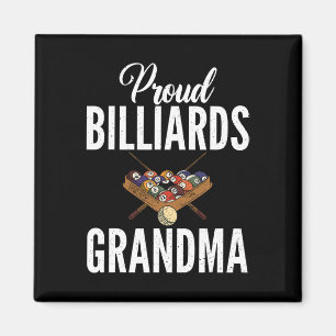 Proud Billiards Grandma Pool Billiards Grandma Magnet