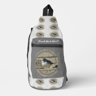Proud Bird Nerd Birder Coastal Birdwatching Sling Bag