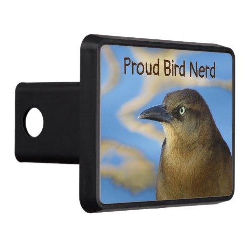 Proud Bird Nerd Blackbird Hobby Birdwatcher Hitch Cover