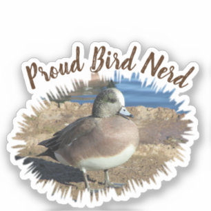 Proud Bird Nerd Hobby Birder Duck Birdwatching Sticker