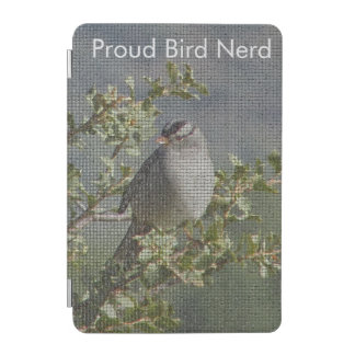Proud Bird Nerd Nature Photo Cute Sparrow iPad Mini Cover