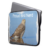 Proud Bird Nerd Wild Birding Hobby Young Hawk Laptop Sleeve (Front Left)