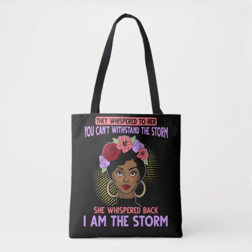 Proud Black Girl African American Heritage Tote Bag