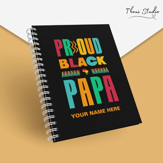 Proud Black Papa Black History Month Family Notebook (Creator Uploaded)
