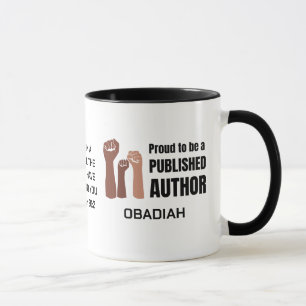 PROUD BLACK PUBLISHEFD AUTHOR Melanin Christian Mug