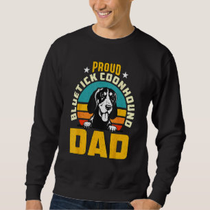 Proud Bluetick Coonhound Dad Coon Hunter Raccoon H Sweatshirt