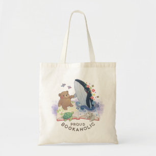 Proud Bookaholic: Magic of Books Illustration Tote Bag