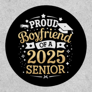 Proud Boyfriend Of A 2025 Graduate Graduation Patch