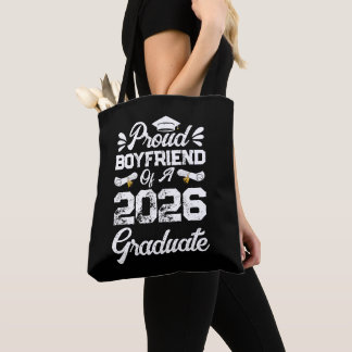 Proud Boyfriend of A Class 2026 Graduation Grad Tote Bag