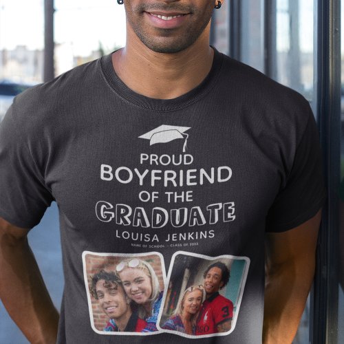 Proud Boyfriend of the Graduate Graduation T_Shirt