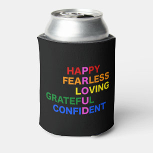 PROUD Bright Black Can Cooler