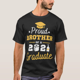 Proud Brother 2021 Men Kids Him Graduation Family  T-Shirt