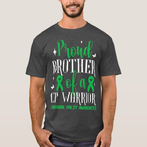 Proud Brother Cerebral Palsy Awareness T_Shirt