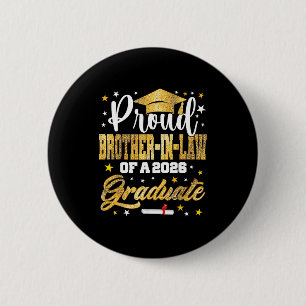 Proud Brother Law 2026 Graduate Artwork Button