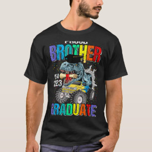 Proud Brother Of A 2023 Graduate Monster Truck Din T-Shirt