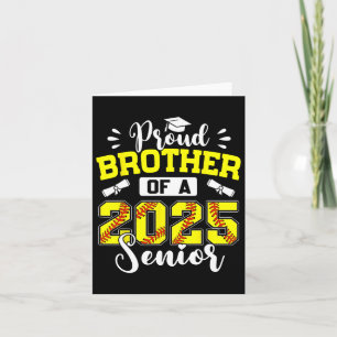 Proud Brother Of A 2025 Senior Softll Graduation Card