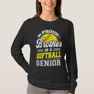 Proud Brother Of A Softball Senior 2024 Graduate T-Shirt