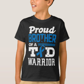 Proud Brother Of A T1D Warrior Diabetes Awareness  T-Shirt
