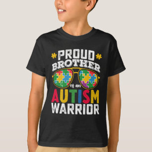 Proud Brother Of An Autism Warrior Family T-Shirt