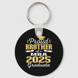 Proud Brother Of Cl Of 2025 M Graduate Grad Family Keychain
