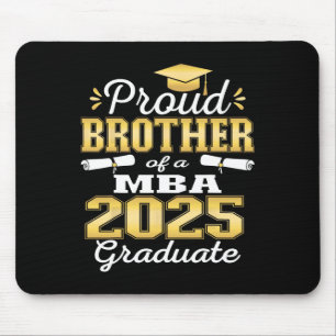 Proud Brother Of Cl Of 2025 M Graduate Grad Family Mouse Pad