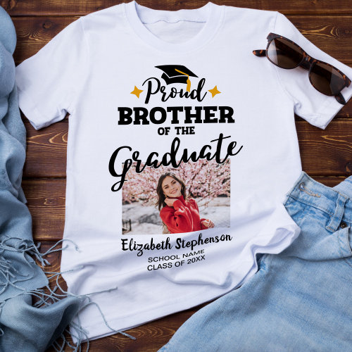 Proud Brother of the graduate photo name T_Shirt