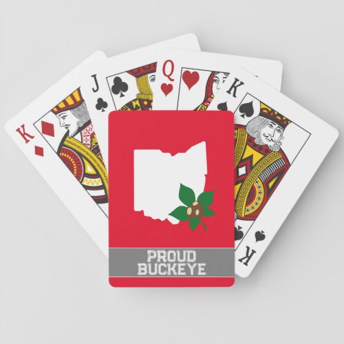 Proud Buckeye Ohio Playing Cards
