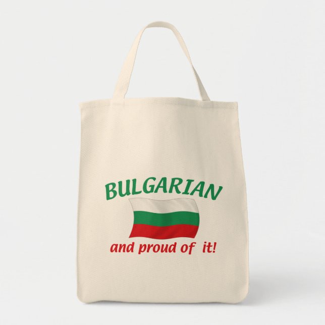 Proud Bulgarian Tote Bag (Front)