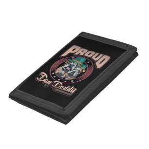 Proud Bulldog Dog Dad, Bulldog Father's Day Gift Trifold Wallet