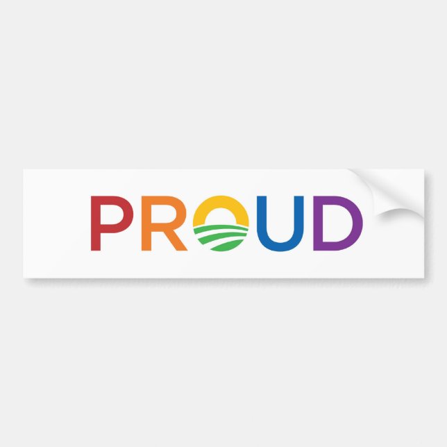 Proud Bumper Sticker (Front)