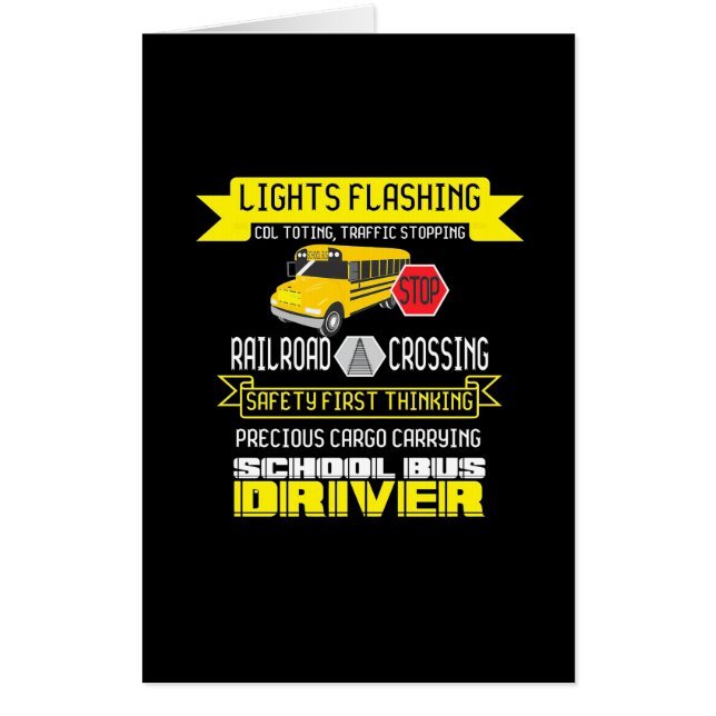 Proud Bus Driver Card (Front)