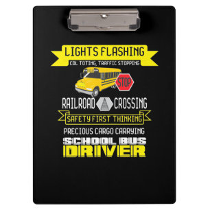 Proud Bus Driver Clipboard