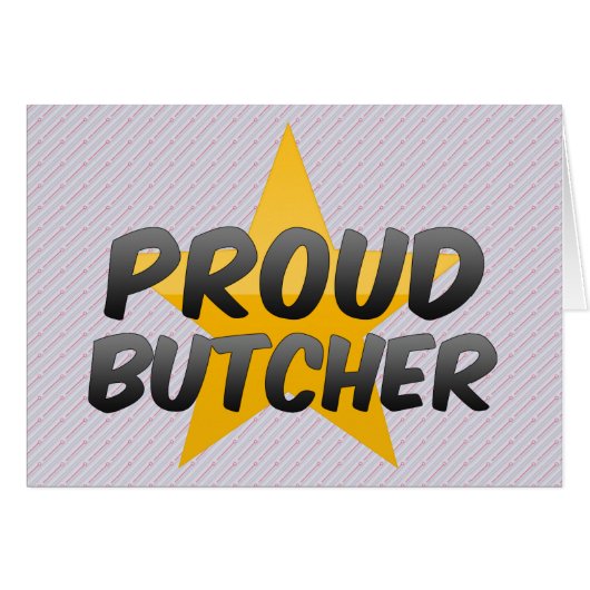 Proud Butcher Cards (Front Horizontal)