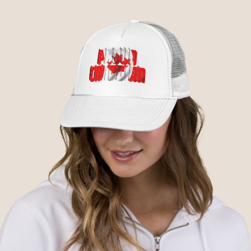 Proud Canadian Trucker Hat