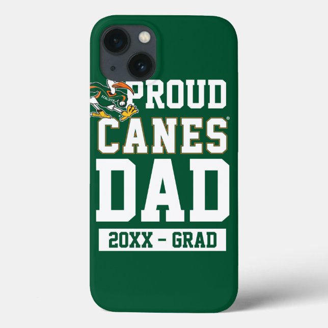 Proud Canes Dad with Class Year Case-Mate iPhone Case (Back)