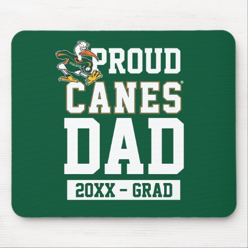 Proud Canes Dad with Class Year Mouse Pad