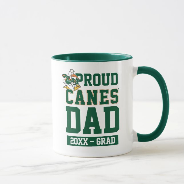 Proud Canes Dad with Class Year Mug (Right)