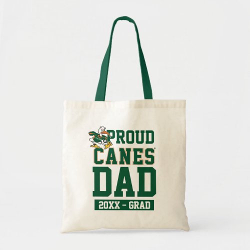 Proud Canes Dad with Class Year Tote Bag